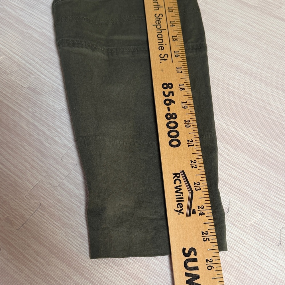 Sejour Olive Green Moto Utility Jacket Women's 22W Zip Front - Picture 14 of 14